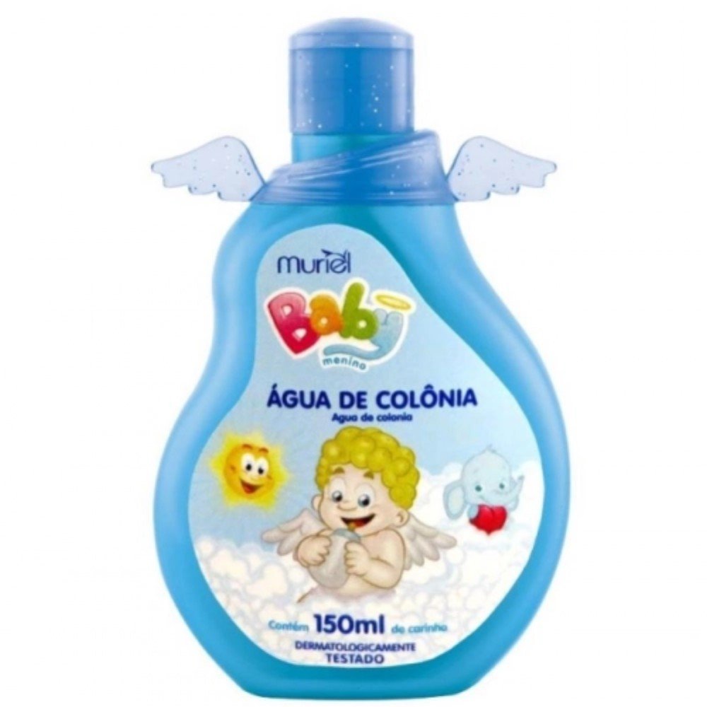 Água Colônia Perfume Bebê Infantil Menino Baby Muriel Azul ML Lari Moon