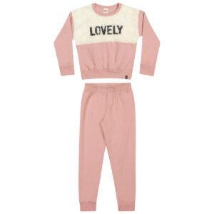 Conjunto Moletom Elian Feminino Lovely Rose 251521