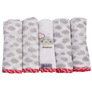 Fralda Alvinha Cinza/Nuvem 5964