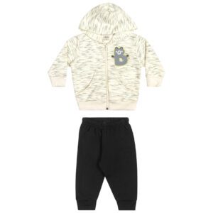 Conjunto Moletom Ziper C/Touca Elian Masculino Mescla 201017