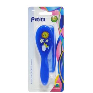 Escova e Pente Petita Azul 1161