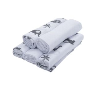 Fralda de Pano BabyJoy Prime Baby 5 Branco/Safari 32036155