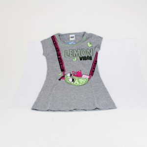 Vestido Manga Curta Duzizo Bolsa 6985