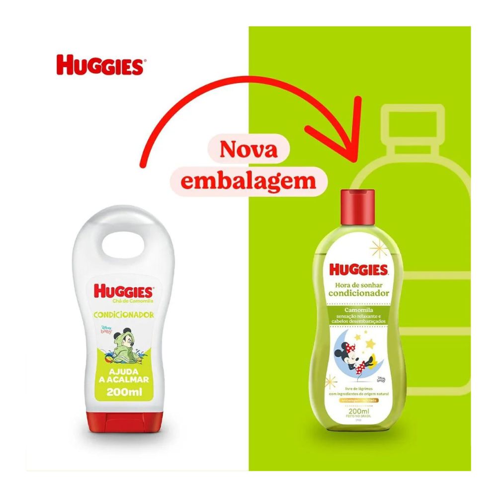 Condicionador Huggies Camomila 200ML - Imagem 3