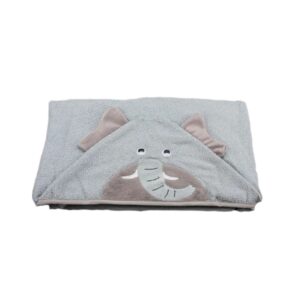 Toalha de Banho Carinhas Elefante/Cinza 1440