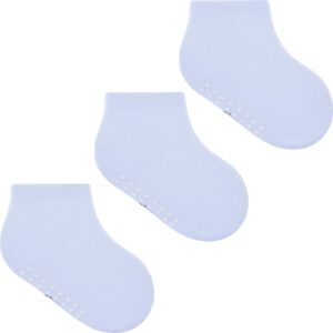 Kit Meia 3 Pares Pimpolho Antiderrapante Branco 21-25 8806