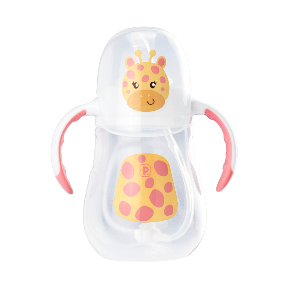 Copo de Treinamento Pimpolho +6m 280ml Rosa Girafa 0030501