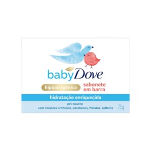 Sabonete Hipoalergênico Baby Dove Hidratação Enriquecida 75g
