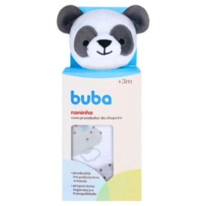 Naninha Buba C/Prendedor +3m Neutro Branco/Panda 14563