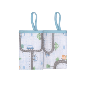 Pano De Boca Papi Soft C/2 Masculino Azul/Pista De Carros 4658/2097