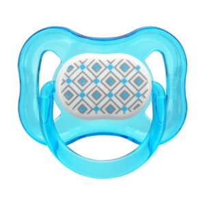 Chupeta Kuka Tamanho 1 Bico Ortodôntico Azul Estampado 2061