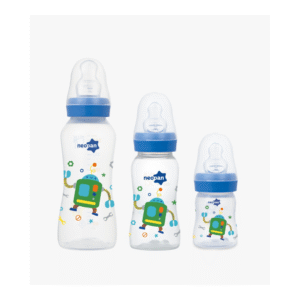 Mamadeira Neopan Bico Ortodôntico Azul Robô - Kit c/3 3351