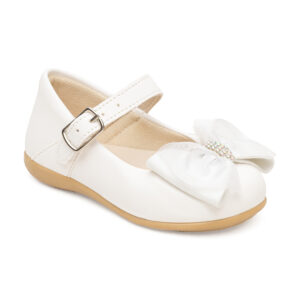 Sapatilha Batizado Pimpolho Fase 2 Feminino Branco/Laço 0120663C