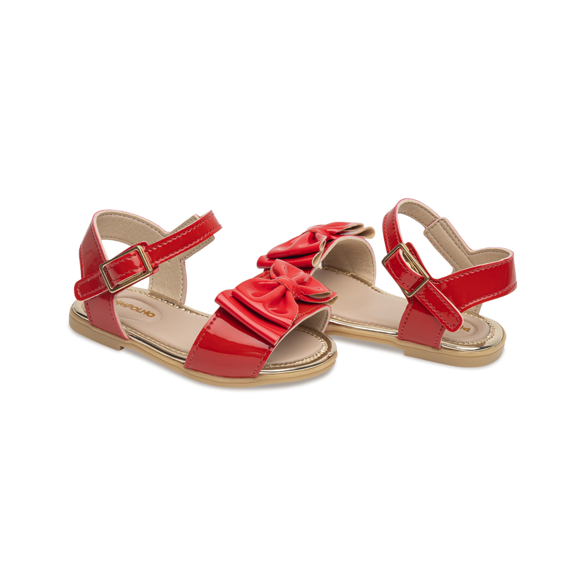Sandália Boneca Pimpolho Fase 2 Pimpolho Feminino Vermelho 0120527C - Imagem 2