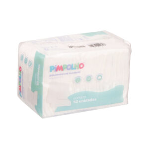 Quadrados de Algodão Pimpolho C/50 Hipoalergênicos 0301280-01