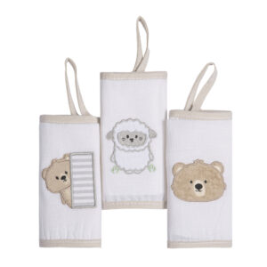 Babete Gifts Papi Friends Neutro Bege/Urso Ovelha 1545/3027