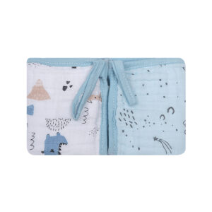 Pano De Boca Papi Soft C/Prendedor Masculino Azul/Jurassic 1538/2306