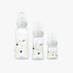 Kit Mamadeiras Neopan c/3 Ortodontico Branco Planetas 3354