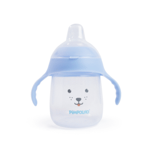 Copo De Treinamento Pimpolho 240ml Azul Urso +6m 301029