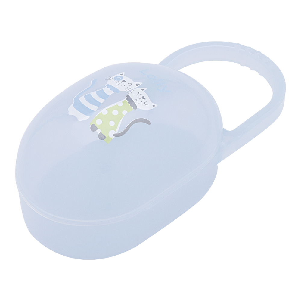 Porta Chupeta Lolly Kinddy +0m Azul Canguro 7351-01 - Imagem 3