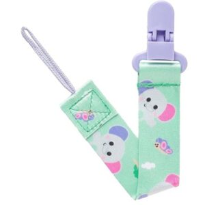 Prendedor De Chupeta Buba Zoo +3m Feminino Verde/Elefante 18820