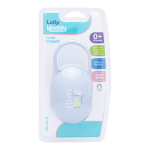 Porta Chupeta Lolly Kinddy +0m Azul Canguro 7351-01