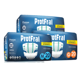 Fralda Protfral Premium Anatômico Hipoalergênico Aloe Vera
