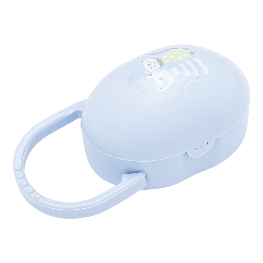 Porta Chupeta Lolly Kinddy +0m Azul Canguro 7351-01 - Imagem 2