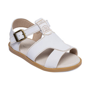 Sandália Batizado Pimpolho Fase 3 Masculino Branco 0130219C