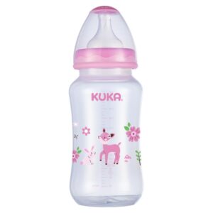 Mamadeira Kuka Big Redonda 6m+ 330ml Rosa 1512