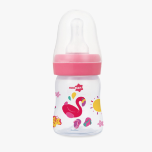 Mamadeira Neopan Decorada Bico Redondo Rosa 70ml 2122