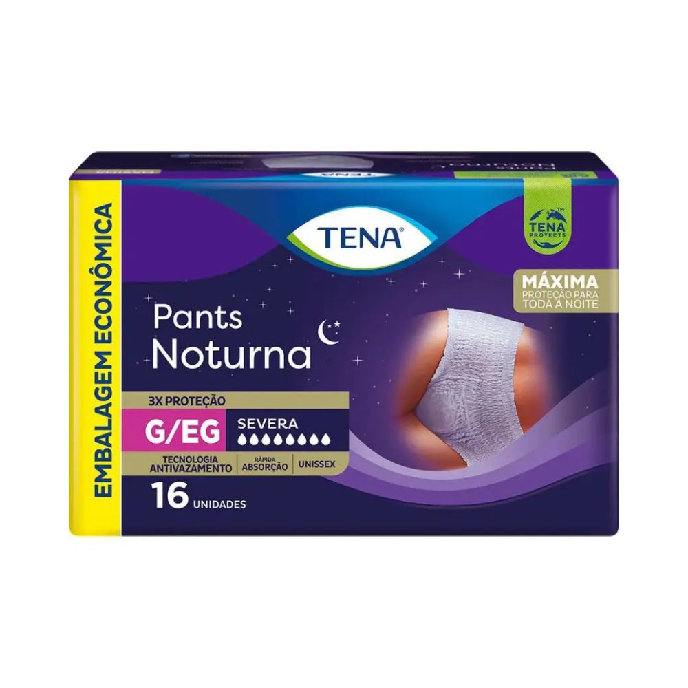 Fralda Tena Pants Noturna c/ 16 unidades