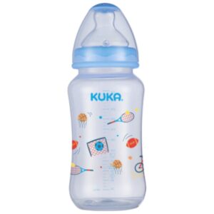 Mamadeira Kuka Natural Big Bico Redondo Azul 330ml