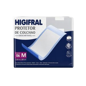 Higifral Protetor de Colchão Descartável Tamanho M (1,20m x 80cm)