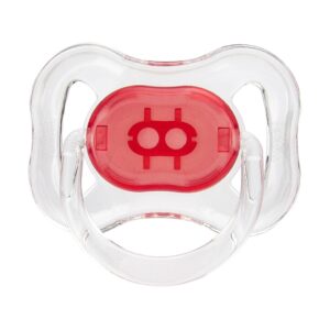 Chupeta Cristal Kuka Bico Ortodôntico Tamanho 2 Vermelho 2010