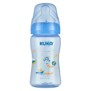 Mamadeira Kuka Essential Big Bico Ortodôntico Azul 240ml