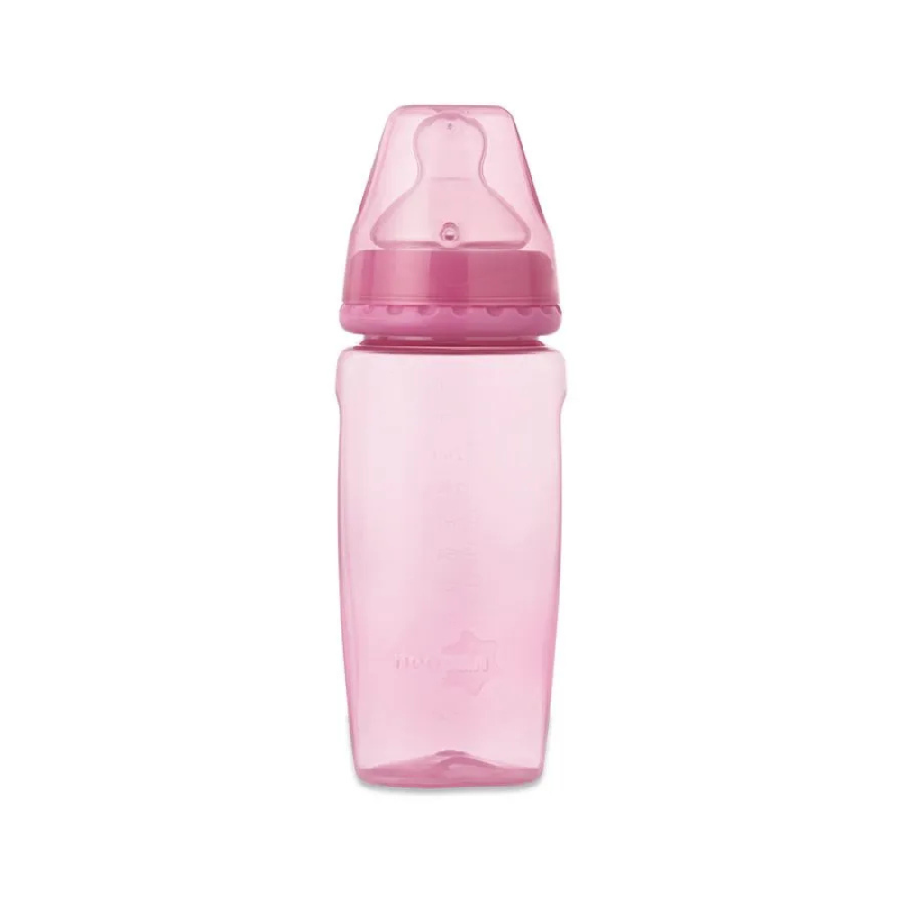 Mamadeira Neopan Colorpan Big Bico Ortodôntico Rosa 300ml 2732
