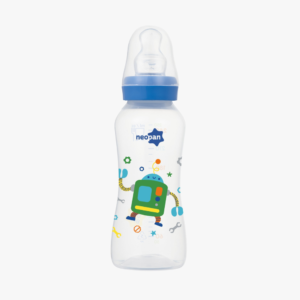 Mamadeira Neopan Decorada Bico Ortodôntico Azul 250ml 2151