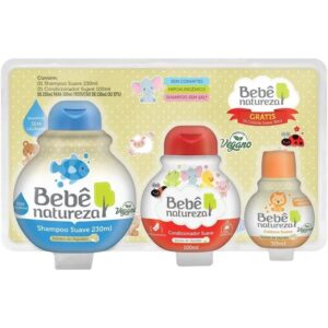 Kit Suave Bebê Natureza Shampo + Condicionador + Colonia