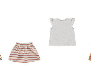 Conjunto Manga Curta Kiko&kika Feminino Donut Worry 09640 - Mescla - 1