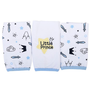 Babete MinasRey Reininho Encantado Malha Azul 327304