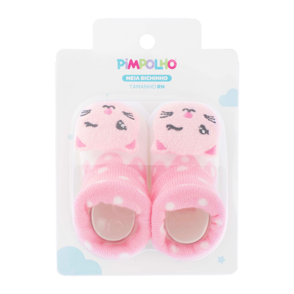 Meia Bichinhos Pimpolho Tamanho RN 0300827 - Imagem 2